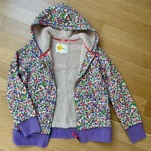 Mini Boden Multicolor Floral Jacket